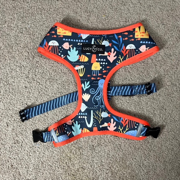 Lucy & Co. Reversible Dog Harness XL Bright Colorful Graphic Print Design - Picture 8 of 8